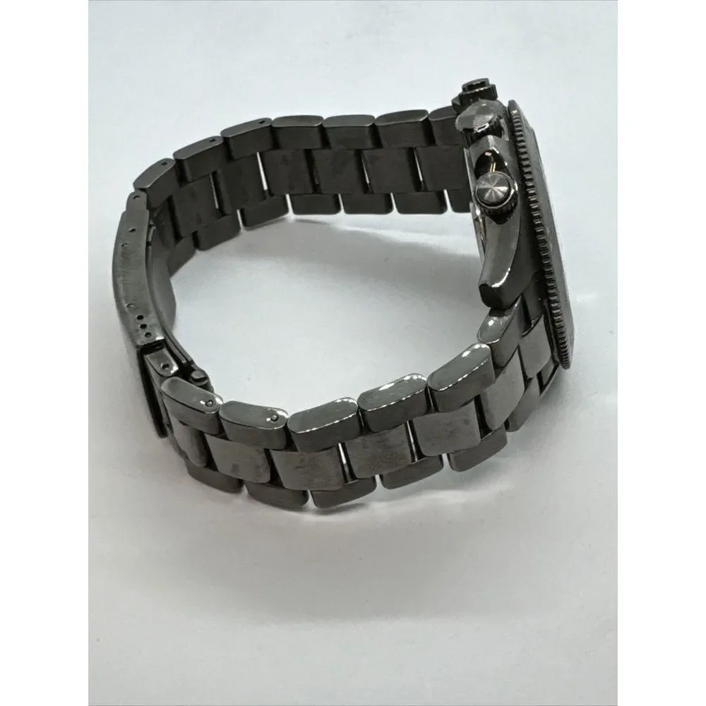 Fossil Retro CH2896 Men's Black Stainless Steel Analog Dial Quartz Watch JNA355